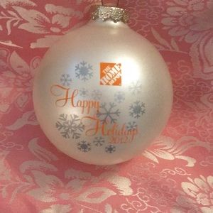 HOme Depot Christmas ornament 2012 year